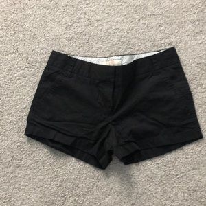 JCrew black shorts